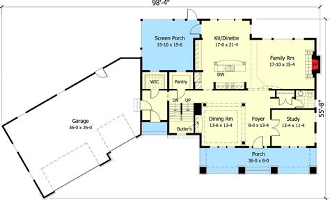open floor plan  vaulted family room  floor layout sdl custom homes