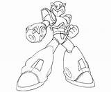 Mega Coloring Man Pages Megaman Zero Color Printable Sketch Bit Related Popular Coloringhome Template sketch template