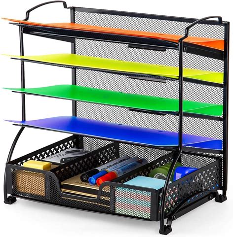 simple trending  trays mesh desk file organizer  drawer organizer
