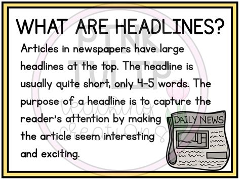 writing newspaper headlines powerpoint   persuasive writing