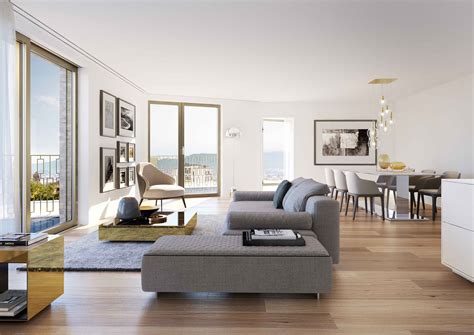 elegance zuerich cgi   behance bedroom design living room