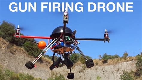semi automatic gun firing drones youtube