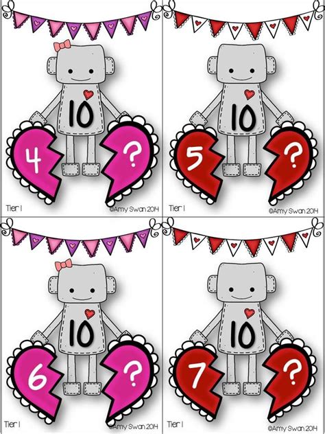 heartbreaker number bonds decomposing numbers differentiated math
