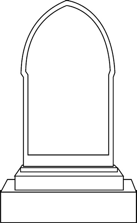 tombstone template printable printable coloring pages