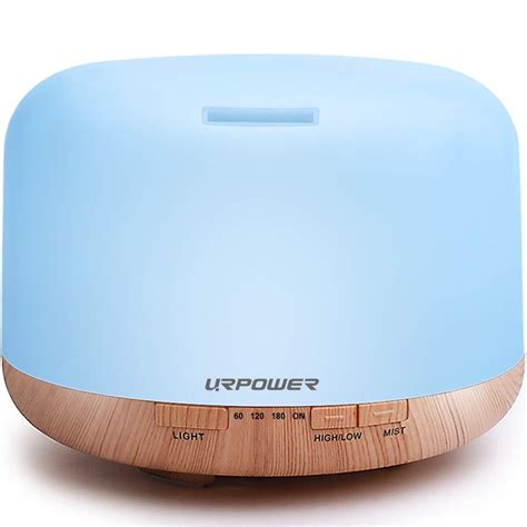 urpower ml aromatherapy aetherisches oel diffuser luftbefeuchter mit