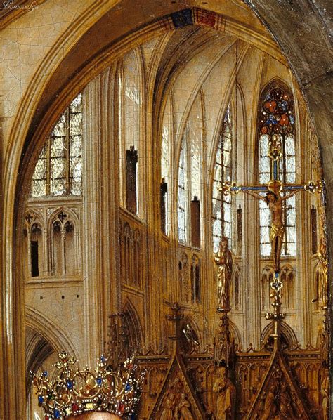 jan van eyck  madonna   church  scenic art michael art jan van eyck