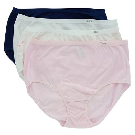 Hanes Hanes Womens Premium Comfort Cotton Briefs Pack Of 8 7 L
