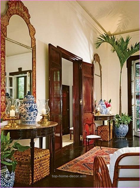 british colonial style incorporates traditional themes mixed with a little tropi british
