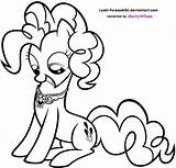 Pie Pinkie Coloring Pages Pony Little Harmony Girls Cartoon Element Pinki Color Equestria Printable Print Girl Her Kids Drawing Necklace sketch template