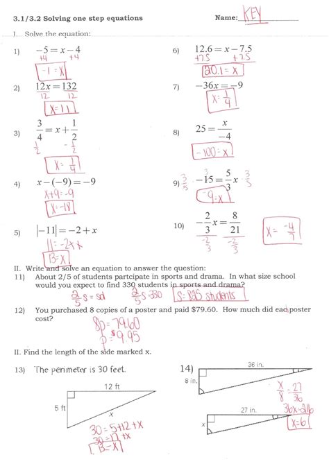graphing systems  equations worksheet answer key