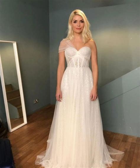 Holly Willoughby Shows Off Her Incredible Wedding Inspired Gown For