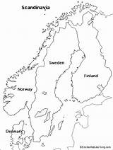Scandinavia Map Coloring Europe Sweden Outline Norway Enchantedlearning Gif Scandinavian Denmark Maps Blank Norjan Printable Vuori Pages Nimi Ruotsin Stars sketch template