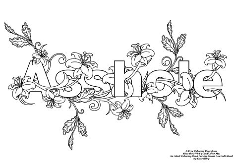 printable swear word coloring pages   printable templates