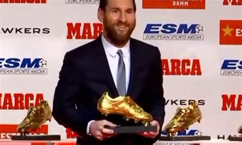 Messi Receives His 6th European Golden Boot Daily Post Nigeria