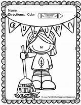 Coloring Pages Color Fun Fern First Printable Classroom Smith Grade Autumn Freebies Seasonal Printables Allegiance Pledge Fall Preview Popular Button sketch template