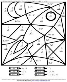 easy subtraction coloring worksheets   math coloring math