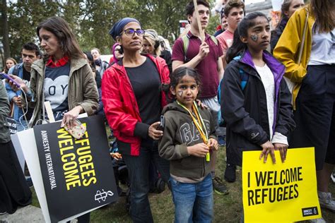 welcoming refugees  asylum seekers  person