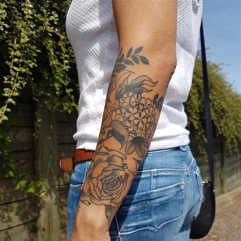 Meaningful Unique Half Sleeve Tattoos Womens Arm Tattoos For Women