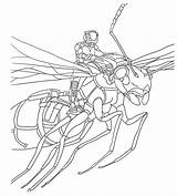 Ant Man Coloring Pages Printable Antony Print Size sketch template