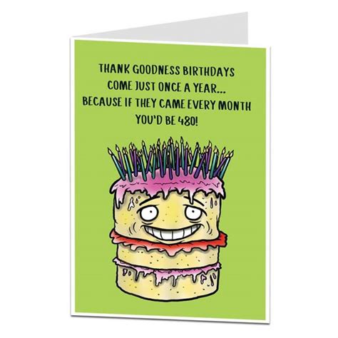 40th birthday cards funny silly rude offensive uk