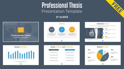 professional thesis powerpoint templates slidemodel