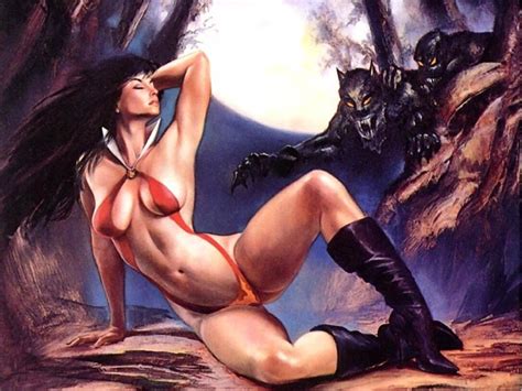 the loveliness that will not die sexy vampire pin up art