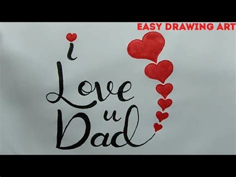 writei love  dad  style    fathers day easy