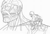 Eren Colossus Colossal sketch template
