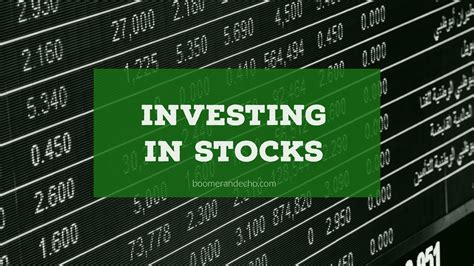 investing  stocks