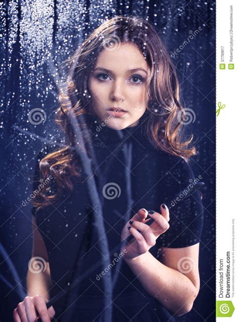 Sensual Woman With A Riding Crop Stock Image Image Of