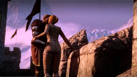Dragon Age Inquisition Kissing Scene With Cullen Youtube
