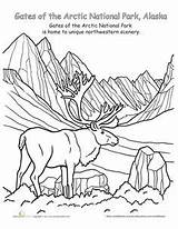 Coloring National Park Pages Denali Rocky Mountains Parks Gate Bridge Golden Mountain Drawing Inspiring Celebrate Remember Enjoy These Great Designlooter sketch template