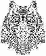 Coloring Pages Complicated Adults Getcolorings Complex sketch template