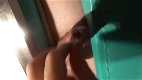 jerking off that gloryhole cock close up and pov
