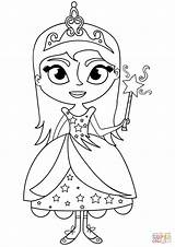 Hadas Supercoloring Prinzessin Malvorlagen sketch template
