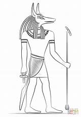 Anubis Colorear Anubi Dio Muerte Disegno Egipto Egypte Gott Sobek Antiguo Stampare Ludinet Disegnare Supercoloring Ausmalbild Egyptian Egipcia sketch template