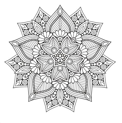 relaxing mandala coloring book  pages etsy