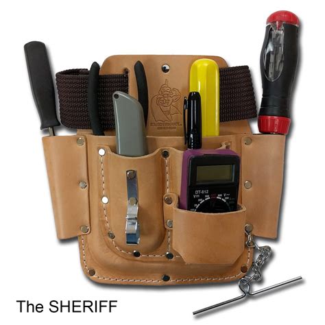 electriduct genuine leather tool belt pouches