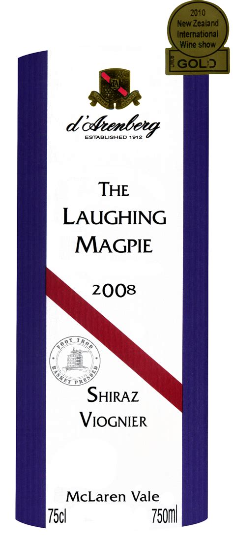 2008 Darenberg Laughing Magpie Shiraz Viognier Wine Library