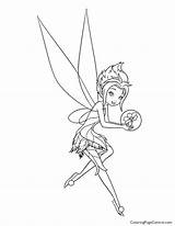 Periwinkle Tinkerbell sketch template