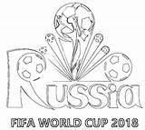 Fifa Cup Coloring Russia Pages Scribblefun Printable Artículo Color Categories sketch template