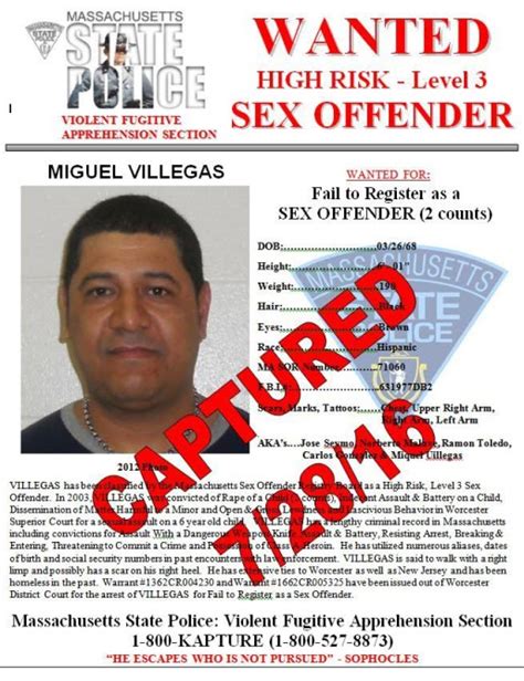 Sex Offender On Most Wanted List Nabbed Boston Herald