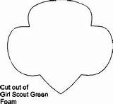 Trefoil Scout Makingfriends sketch template