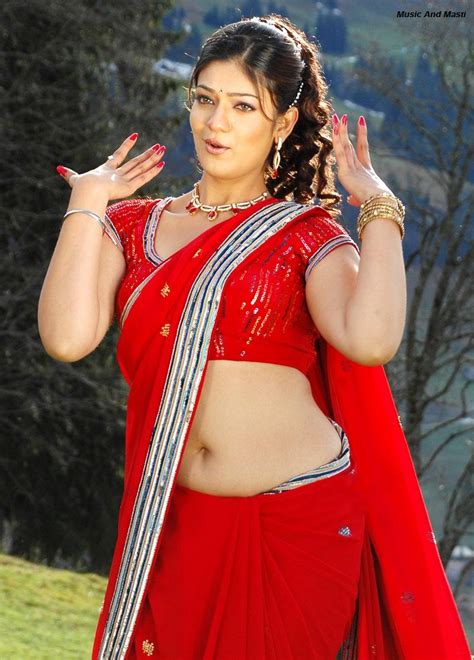 music and masti actress siya gowtham deep navel hot xposing stills in saree