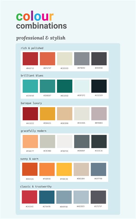 color palettes venngage color palette design color palette infographic layout