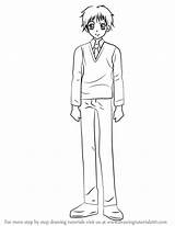 Maid Sama Kaichou Wa Yukimura Draw Anime Step sketch template