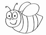 Coloring Bee Pages Bees Kids Colouring sketch template