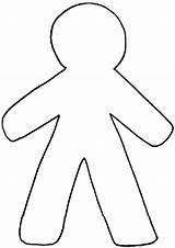 Body Template Kids Outline sketch template
