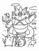 Pokemon Coloring Pages Kids Adult sketch template