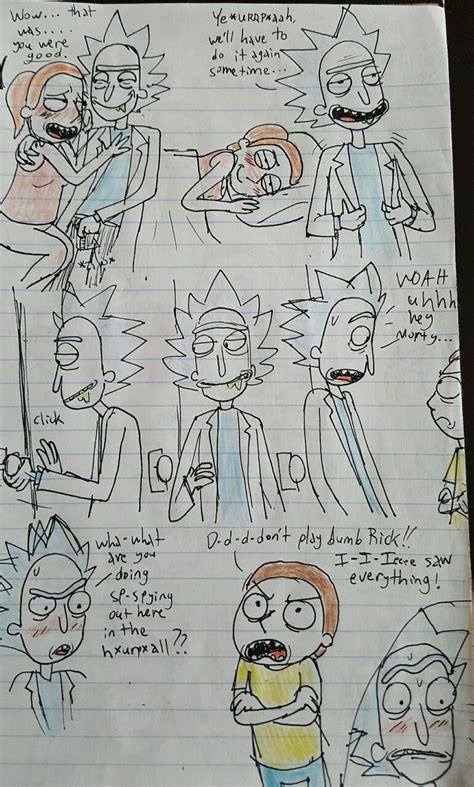 post 2048640 morty smith rick sanchez rick and morty stickyickysmut